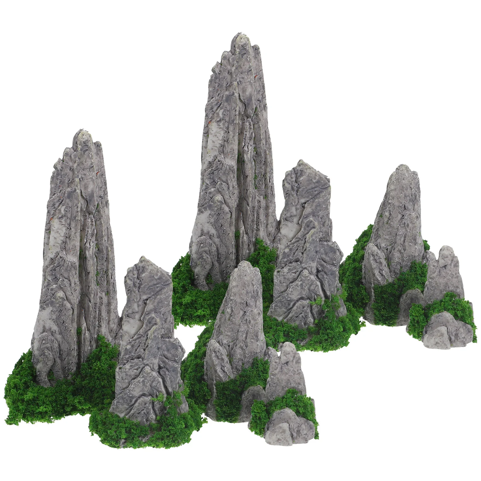 

Miniature Rockery Decorative Rockery Figurines Resin Rockery Statues Outdoor Garden Ornament Small Micro Simulation Rockery