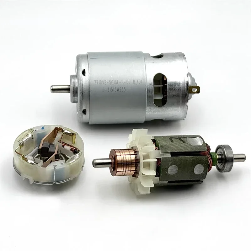 RS-775VC-5018 42MM 고속 전력 전기 모터 17500RPM DC 18V 24V 32V 36V 드릴 공구용 전면 볼 베어링 포함 775