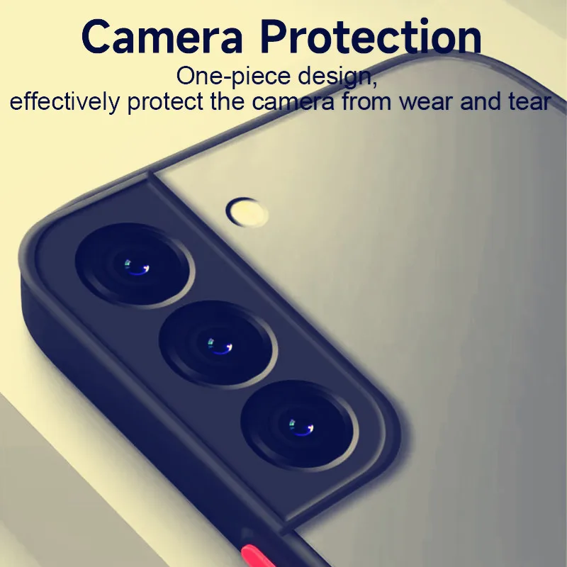 Enhanced Shockproof Matte Armor Case - Durable Bumper Cover for Samsung Galaxy Series