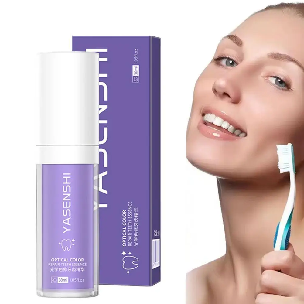 

30ml Purple Whitening Toothpaste Removal Tooth Stains Cleaning Oral Hygiene Bleaching Fresh Breath Tooth Oral Clean Care