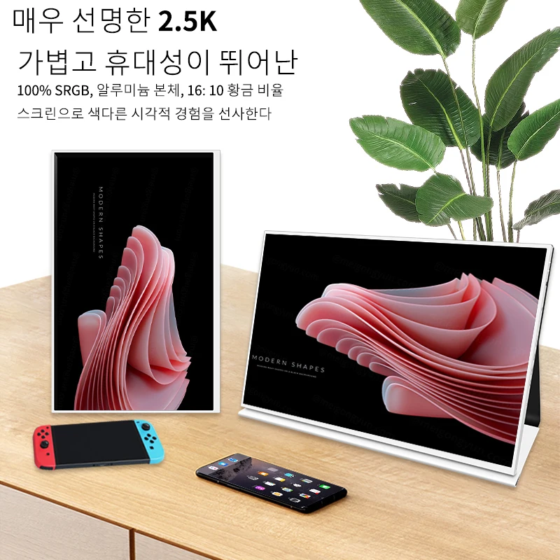 16 ġ 2.5K 144Hz ޴  2560*1600 16:10 100% sRGB ޴ ÷, ̹ ȭ Ʈ Mac Xbox PS4 5 ġ HD