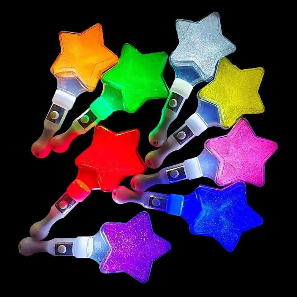 

Party Kids Toy 15/24 Colors in 1 Fluorescent Stick Peach Heart Hand Lamp Concert Support Stick Star Glow