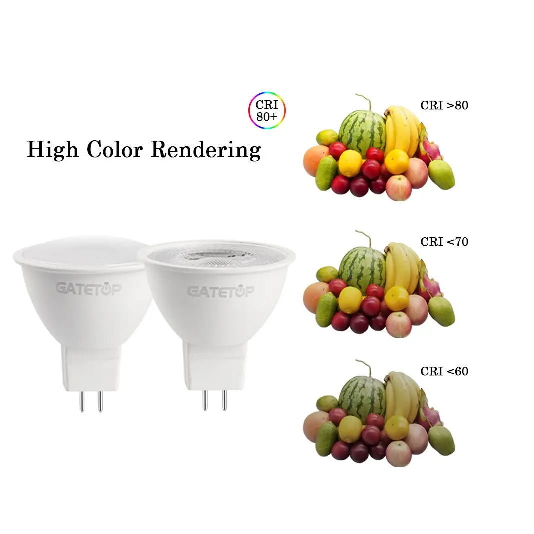 5-20PCS MR16 LED Spotlight GU5.3 Low Voltage AC/DC12-24V  3W 5W 6W 7W 120/38Degree No Flicker High Lumen for Interiors 4