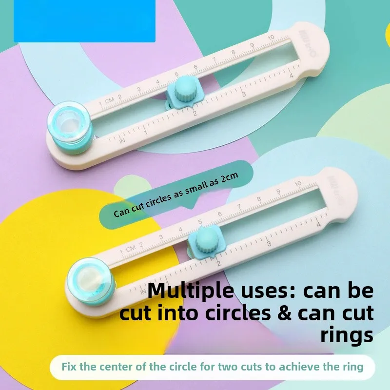 Circle Cutter Tool Round Cutting Knife DIY Compass Circle 360 Adjust Scrapbooking Cutter Circular Paper Gadget Stationery Tool