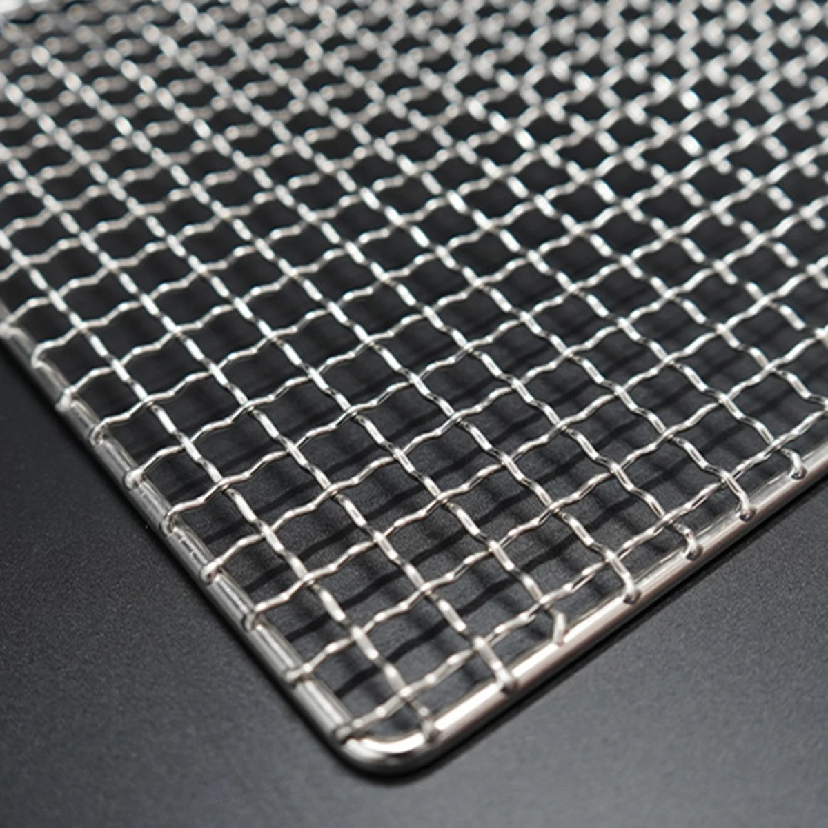 Barbecue Grill Reusable BBQ Grill 304 Stainless Steel Mesh Mats BBQ Grills Grate Grid Rack Cooking Baking Replacement Barbecue Net Accessory barbecue grill