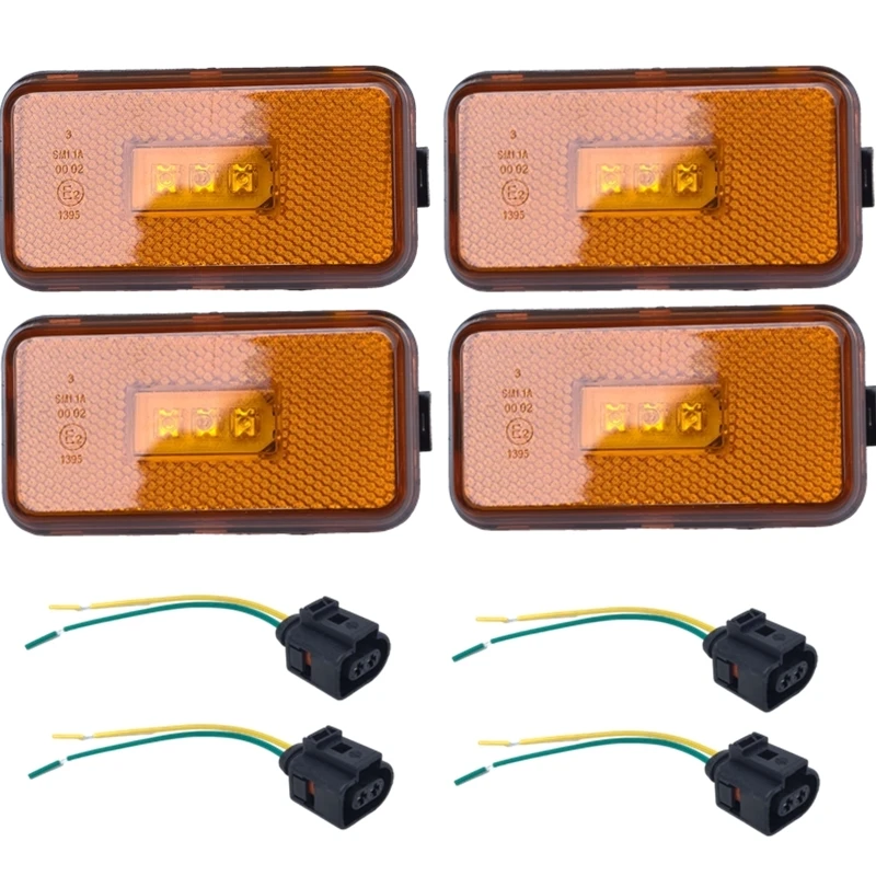 ตัวเลือกสินค้า ไฟ LED E2สีเหลืองอำพัน24V สำหรับ Scania เครื่องหมายด้านข้างรถบรรทุกหนักสำหรับ Scania อะไหล่รถบรรทุกรถบรรทุกมีตัวเชื่อม2 oem1737413
