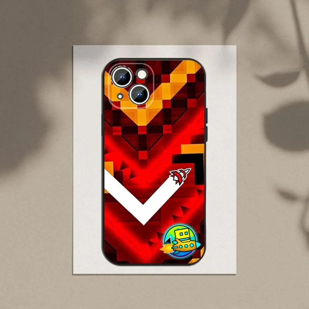 Game G-Geometry-Dash-S Phone Case For Apple iPhone 15,14,13