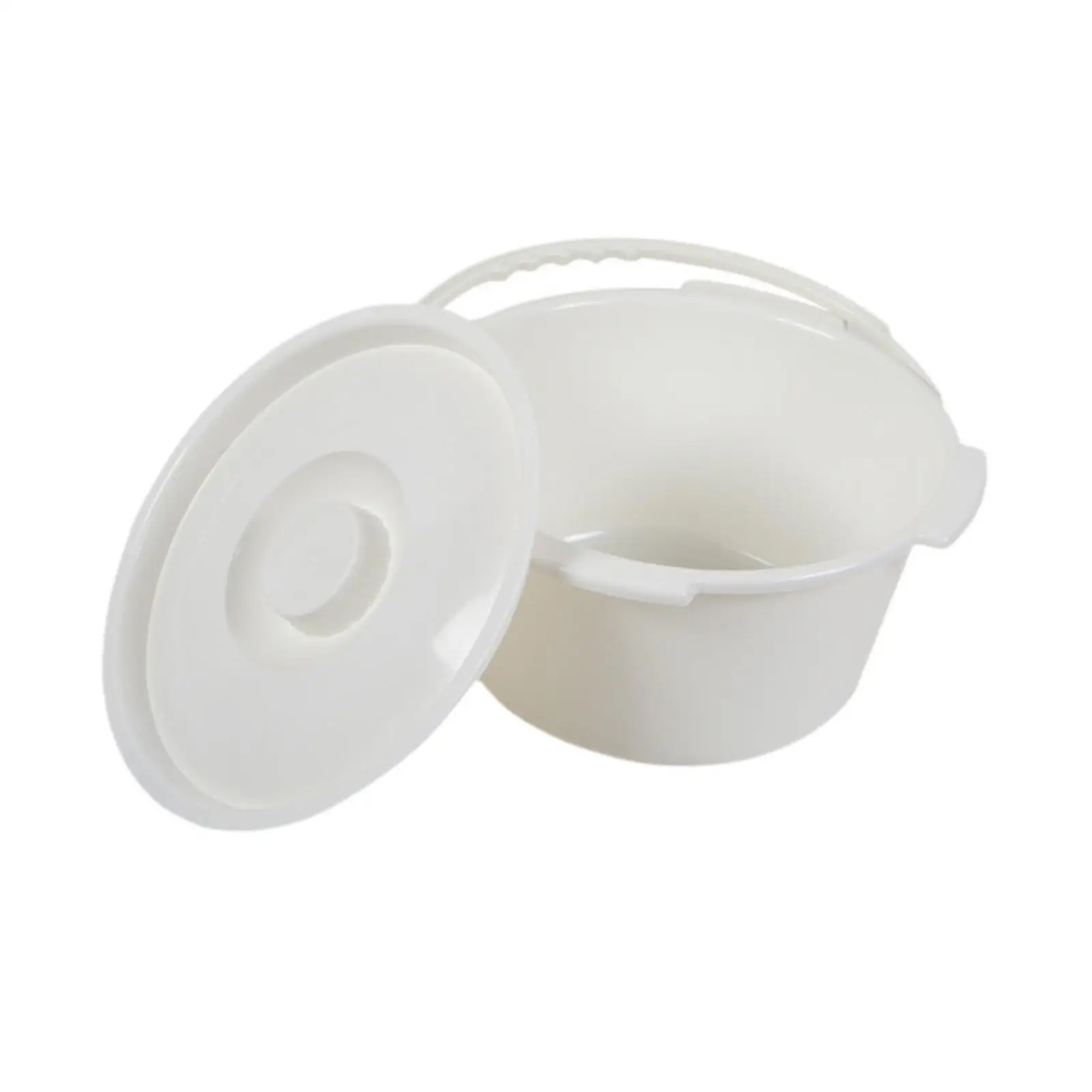 Commode Replacement Bucket Half Pail for Commode Chair Practical Multipurpose Mobile Toilet Bucket for Bedroom Hospital Kids 3