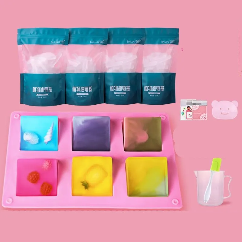 DIY Handmade Soap Material Pack Home Soap Mold Making Tool Soap Base Material Creative Multi-function Soap Making Tool Set LF317 2