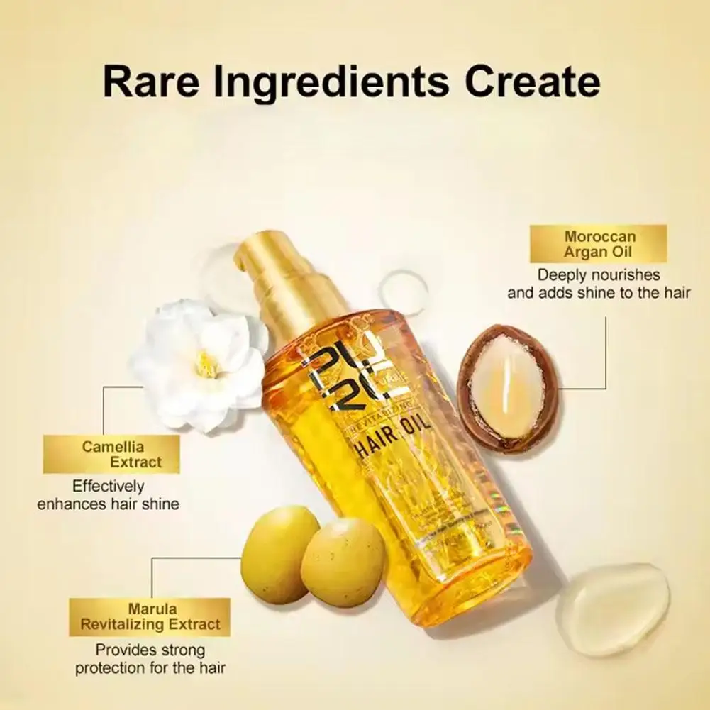 Argan Oil Hair Oil Repair Frizz Dry Damaged Scalp Treatments Smoothing Nourishing Serum Hair Care Products for Women Men
