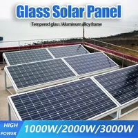 Panneau solaire Ultra haute puissance 3000W 12V-24V, charge efficace pour système de production d'énergie solaire domestique/camping en plein air 1