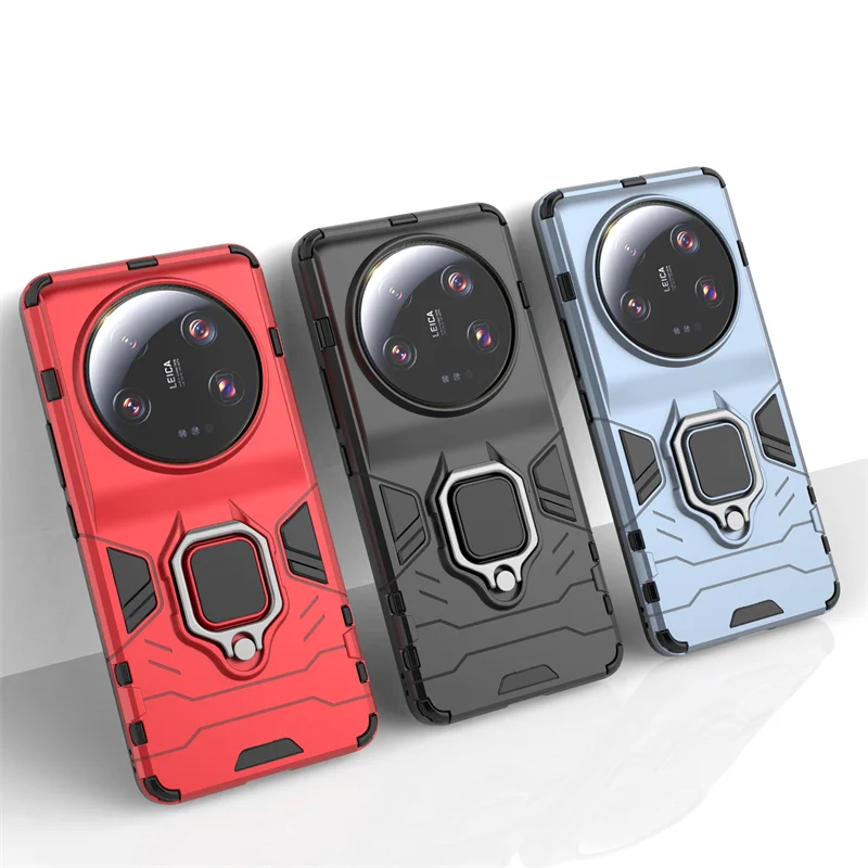 Per Xiaomi 13 Ultra Cover Cover Per Xiaomi 13 Ultra Cover Armor Shell Finger Ring Custodia Rigida Per Pc Per Xiaomi 13 Ultra Pro