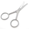 1pcs Round Head Safety Cuticle Manicure Scissors Professional Small Clipper Eyebrow Nose Hair Trimming Tweezers Beard 4
