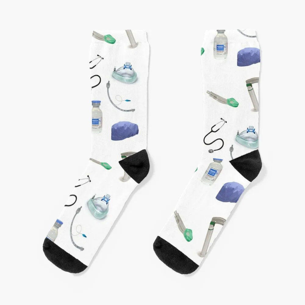 Gift for Anesthesiologist / Anaesthetist Socks christmas gift compression Socks Female Men's kaiju babies socks running compression aesthetic christmas gifts socks female men s
