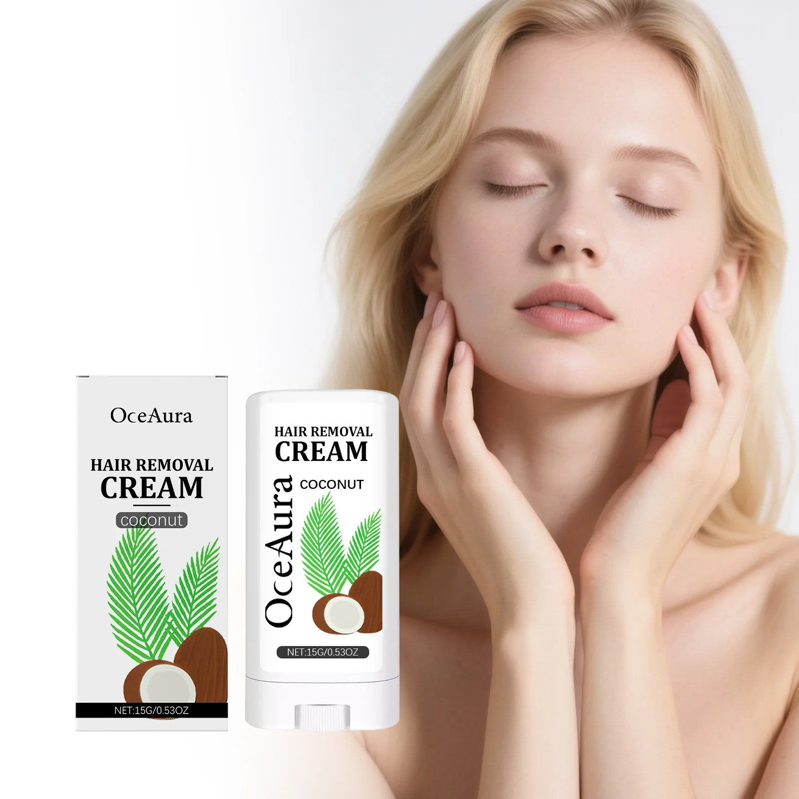 Women's Hair Removal Stick (Mild Care) - Cleans During Hair Removal, Refreshing Moisturizing, Daily Use, Multi-Body Parts_voghion.com