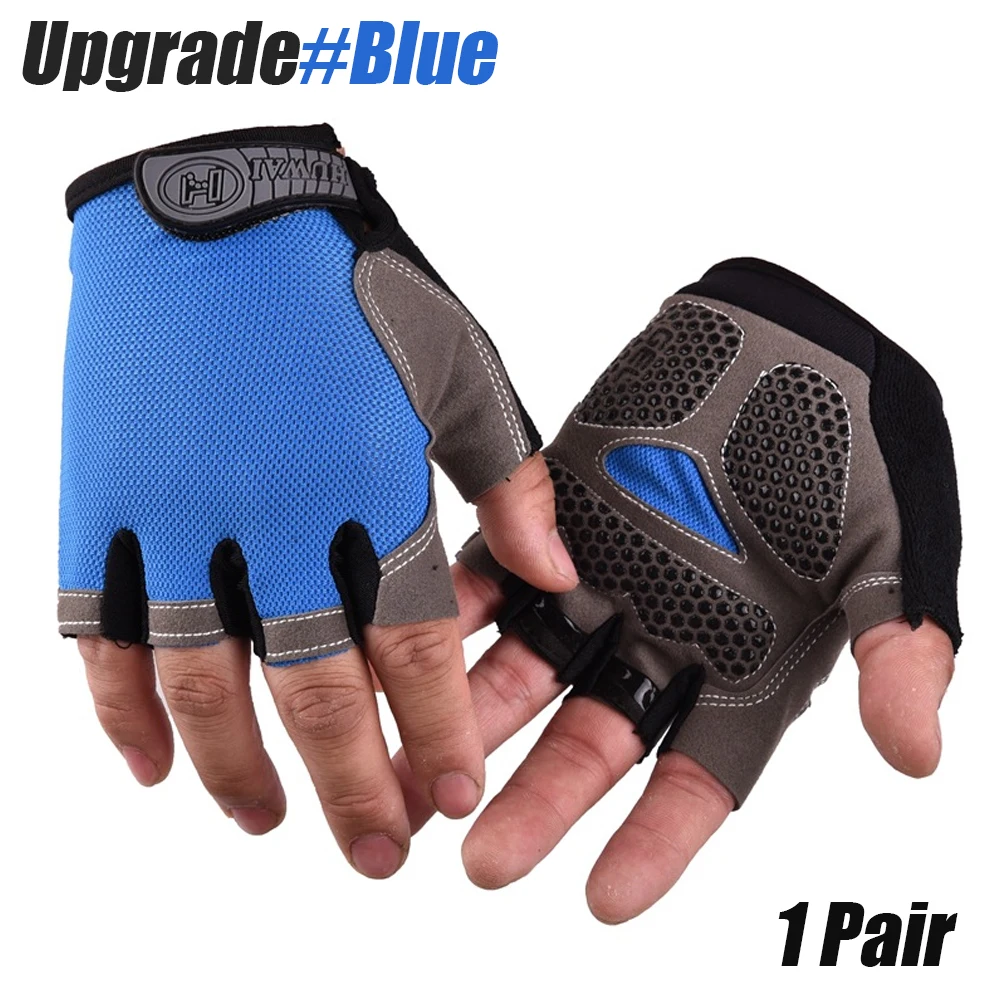 Unisex Anti-Slip Shock-Absorbing Breathable Cycling Gloves