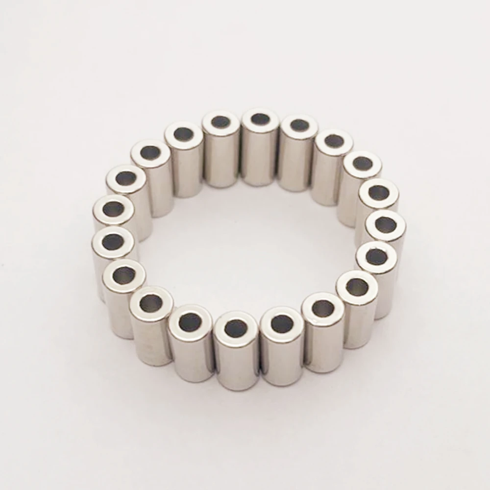 20PCS Small Round With Hole Neodymium Permanent OD5xID2.6x6.6mm