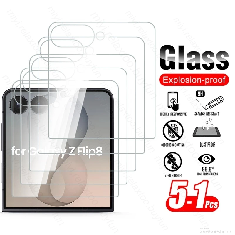 5-Pack 9H Tempered Glass Full Cover Screen Protector