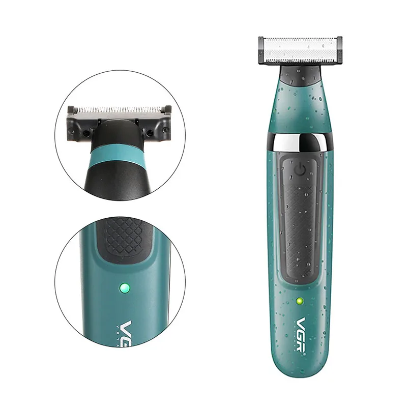 

Multifunctional 2-in-1 Electric Shaver Portable Body Washable Charging/Power Dual Use Haircut Clipper Trimmer