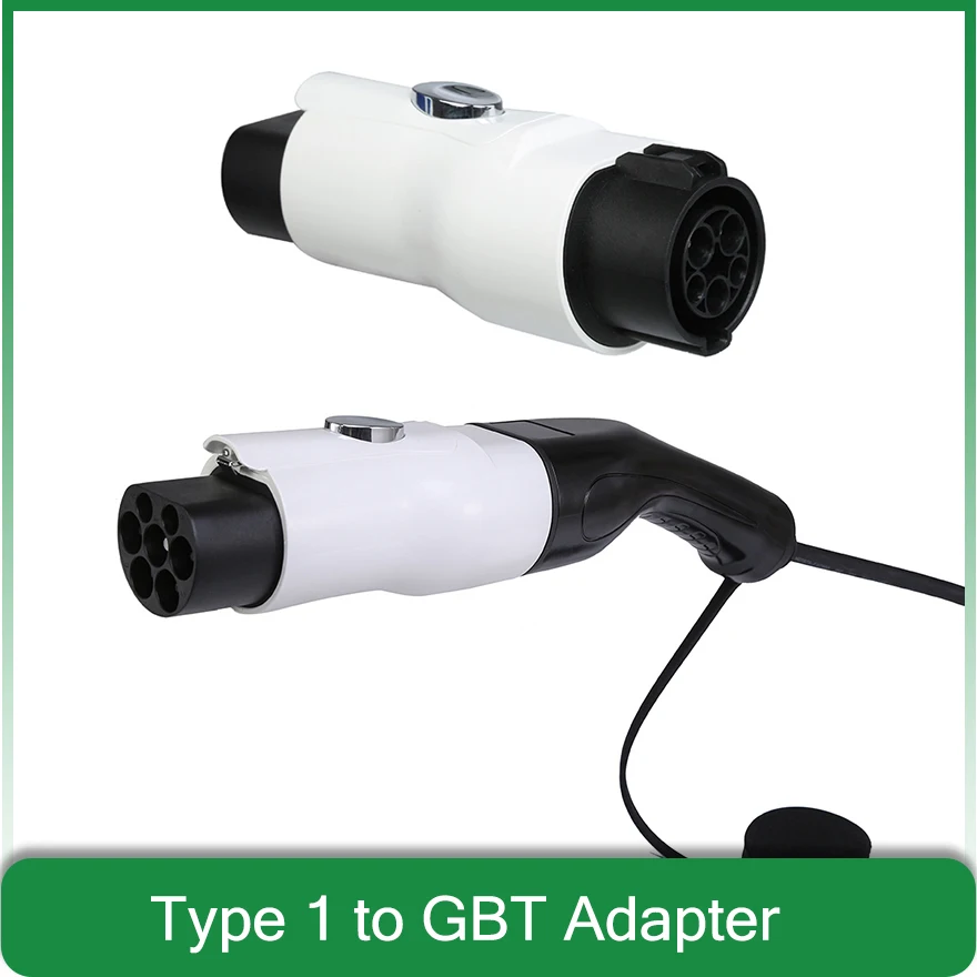 

Type1 Type 2 to GBT EV charger Adapter J1772 Electric Car vehicle 22KW EVSE Charger 32A Connvert Adaptor