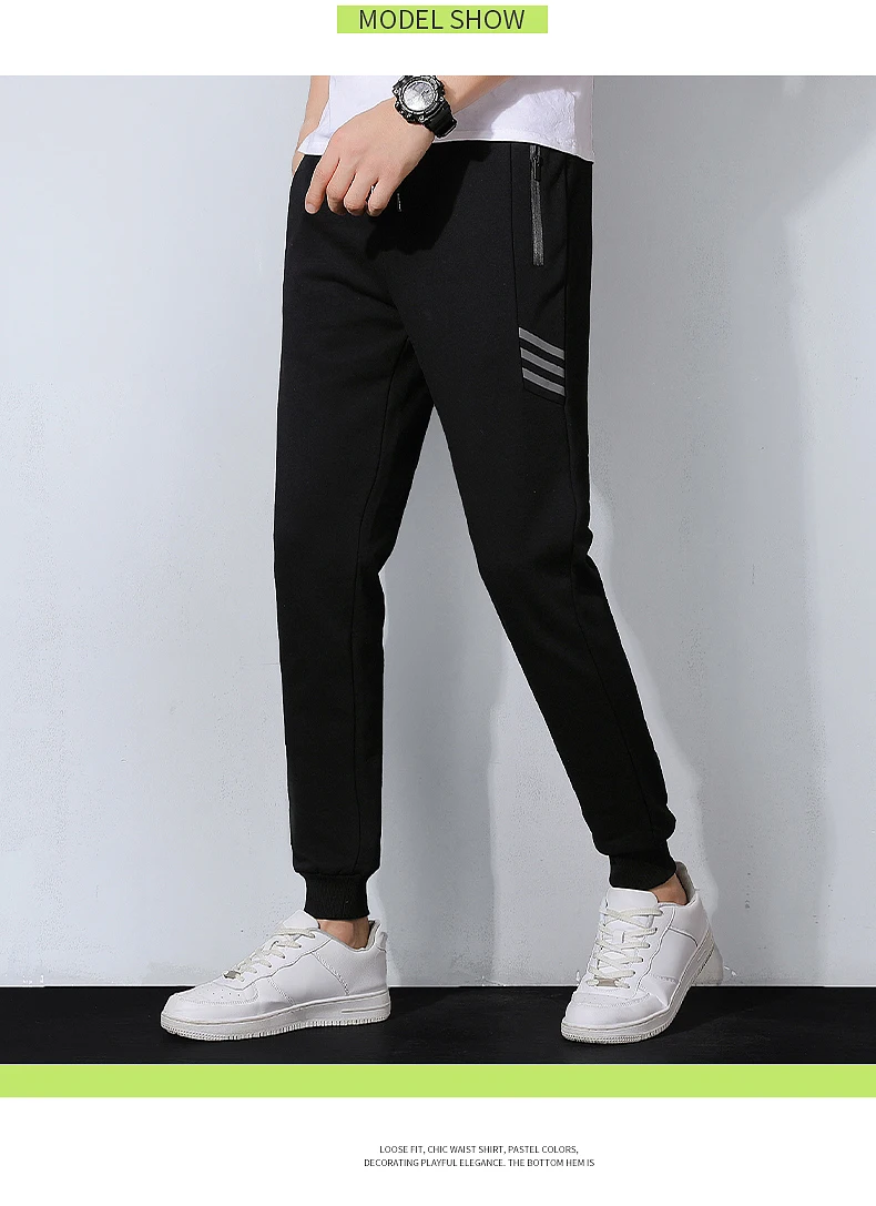 Reflective Print !120KG 7XL 6XL -M  Mens Spring Sweatpants 49%Cotton Boy's Casual Sport Pants Student Autumn Troursers 5110/5111 best sweatpants for men