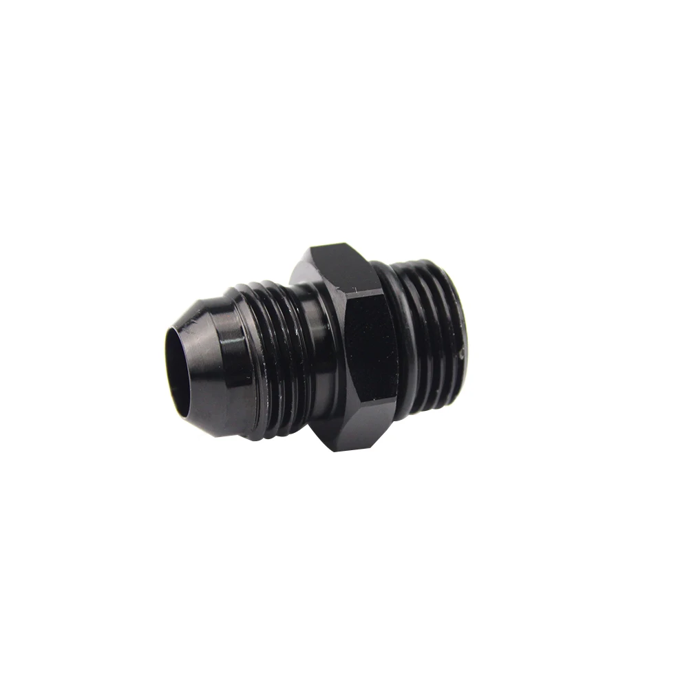 For Torch 8AN to 8AN Oring ORB Male Fuel Pump Rail Adapter Parts Torch Hose Black AN8-AN8 Oil Cooling Connector