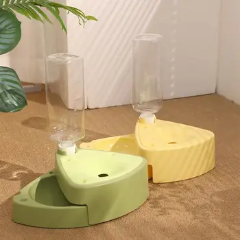 Pet Bowl With Water Feeder Food Storage Water Dispenser and Removable Food cat Bowl Folded Cheese Bowl Small Medium pet supplies 1