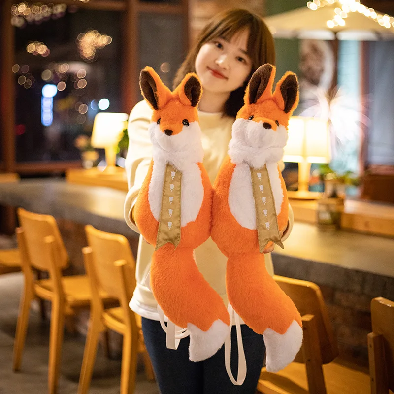fox plush backpack