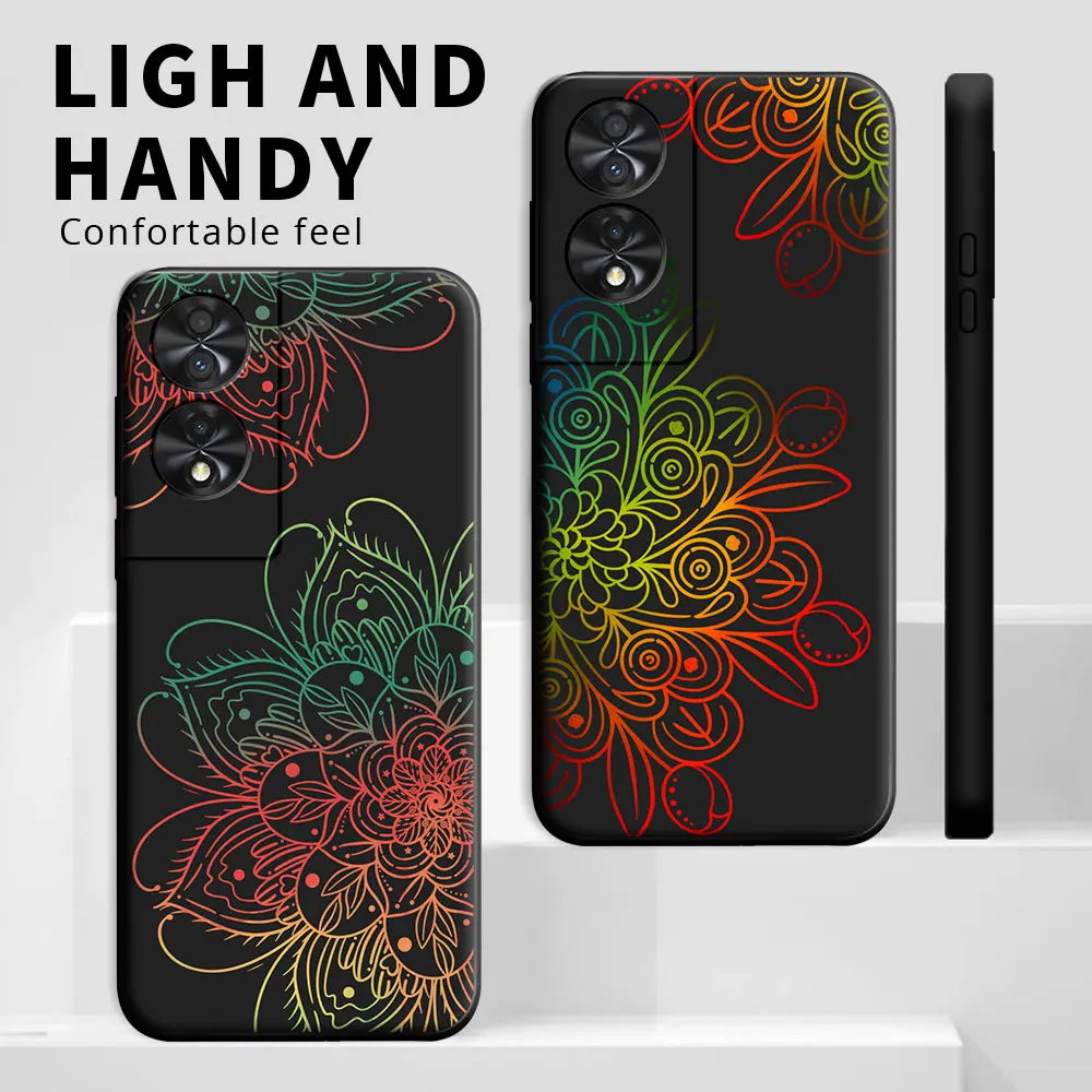 Shockproof Silicone Soft TPU Phone Case Compatible with TCL 50 Series - Fashion Back Cover