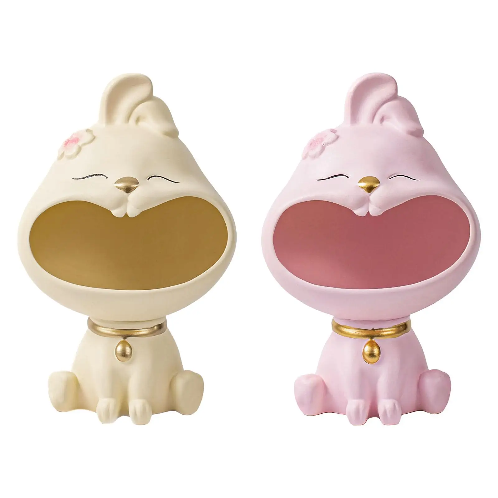 

Ящик для хранения с фигуркой кролика, Настольный органайзер для веранды, гостиной, стола