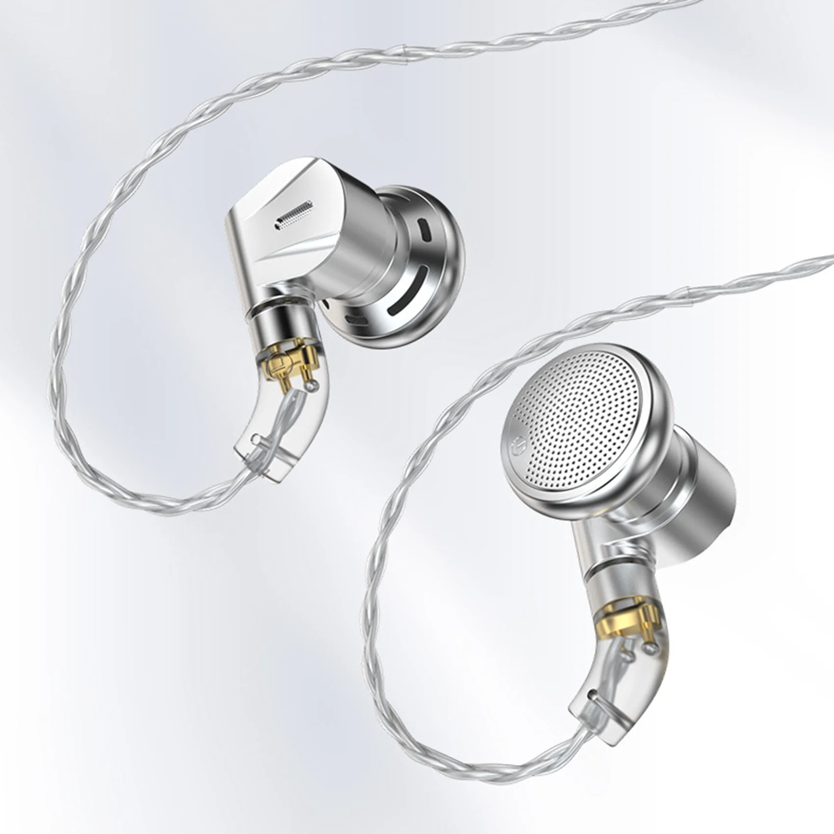 Trn-emx Fones de Ouvido com Cancelamento de Ruído Dinâmico Hifi Audiophile-grade 2pin Unidade de Diafragma Banhada a Berílio 142 mm - Imagem 2