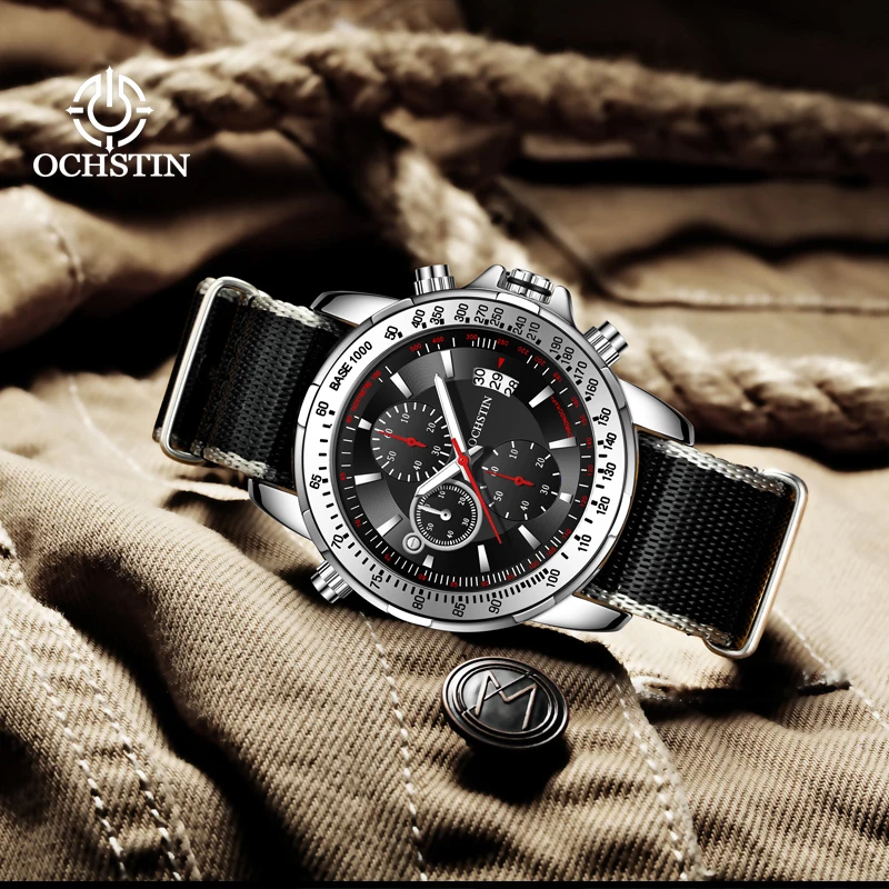OCHSTIN Multifunction quartz movement 2024 new men's watches men's quartz watches Seiko watches fashion quartz wristwatch