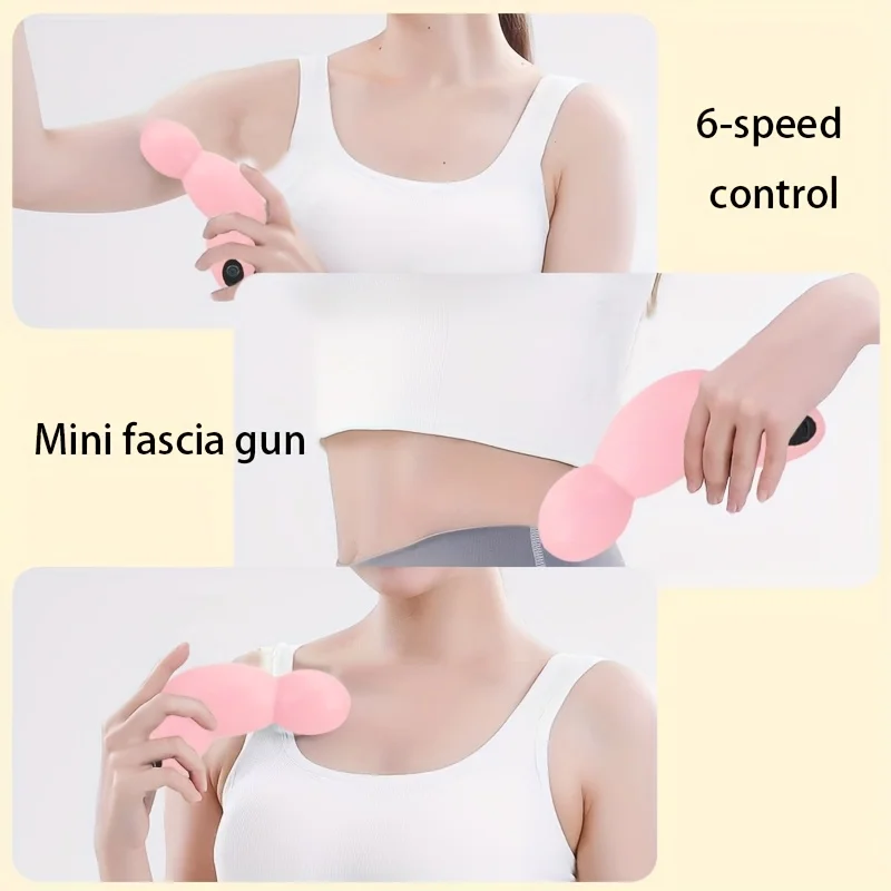 Mini fascia gun, suitable for relaxing muscles and body after sitting for a long time, small and exquisite design, easy to carry