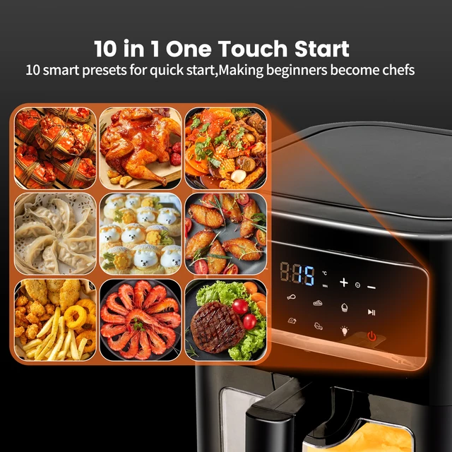 Friggitrice Ad Aria Emphsism 23L Doppio Cestello - 1800W Con 15 Programmi E Touch - Foto 2