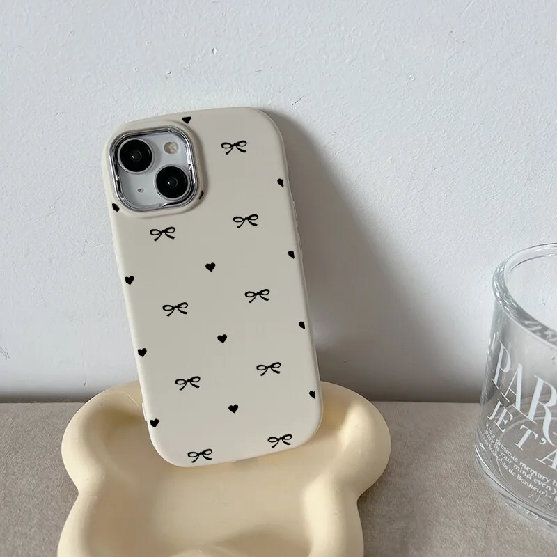3D Bow Design Candy Phone Case