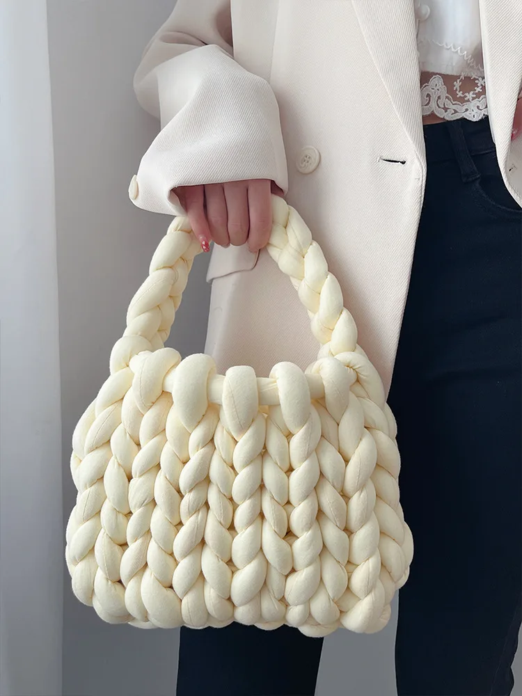 Rope Crochet Bags for Women Handmade Acrylic