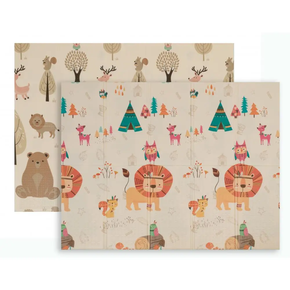 Игровой коврик Forest kids Wild jungle and Friends 154х197х1 см (складной) |