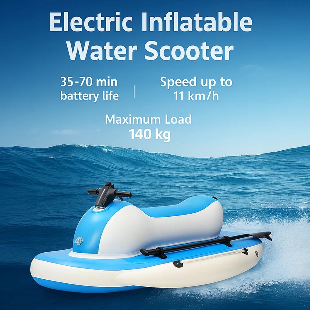 Electric Motorized Inflatable Jet Ski Boat 1