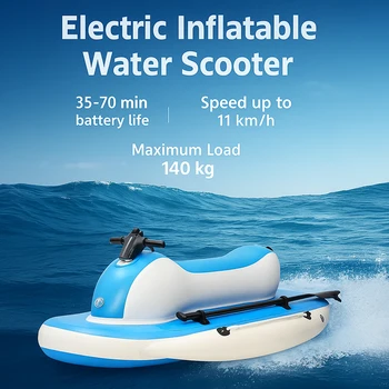 Electric Motorized Inflatable Jet Ski Boat 1