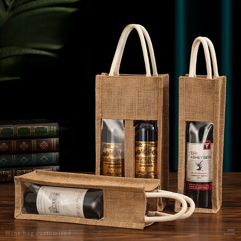 10 Bolsas De Yute Numeradas Para Botellas De Vino, Bolsas De Vino De Arpillera Para Cata De Vino Ciego, Tela De Arpillera, Botella De Vidrio, Bolsas De Regalo Para Boda, Fiesta, Vino Ciego, Color Azul