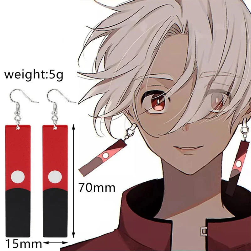 

Tokyo Revengers Izana Kurokawa Earrings Acrylic Prop Hanafuda Anime Cosplay Drop Earrings for Women Fashion Accessories Jewelry