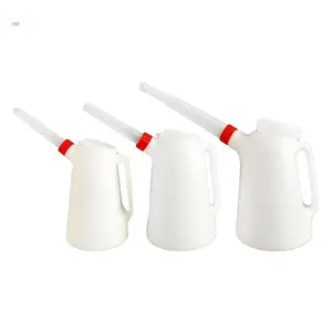 Translucent Graduated Measuring Container for Car Motorcycle Durable 2/3/4 Liter Oil Measuring Jug  Oil Pot