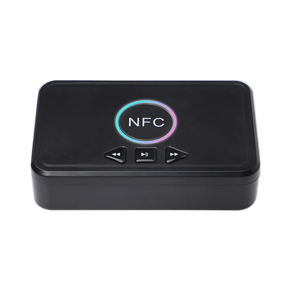 

Wireless NFC Bluetooth Adapter BT5.0 Receiver Transmitter Audio 3.5mm Jack AUX 2 RCA Stereo Sound For Speaker Headset Car DVD