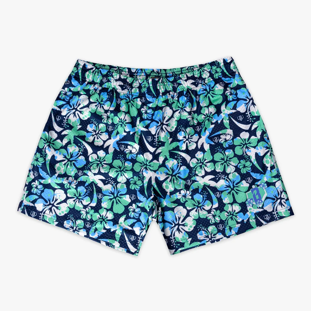 Summer New Children/Youth Baseball Lifestyle 101 Petal Play Beach Club Shorts Oversized Breathable Sports Shorts Men Women