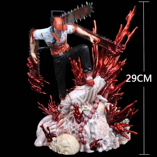 덴지 애니메이션 피규어 전기톱, 1/60 비율, 성인 모델 인형 장난감, PVC 소재, 18세 이상