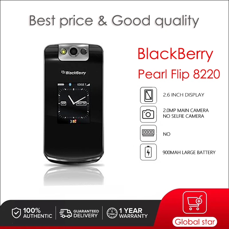 blackberry-pearl-flip-8220-fotocamera-per-cellulare-sbloccata-originale-ricondizionata-spedizione-gratuita