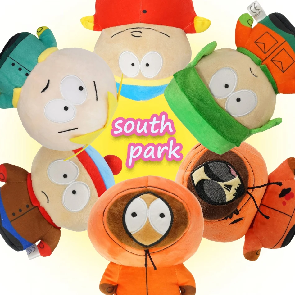 2025 Anime Cartoon South Park Charakter Cartman Stan Butters Plüsch Puppe Junge Kind Stofftier Für Kinder Weihnachten Geschenke kissen