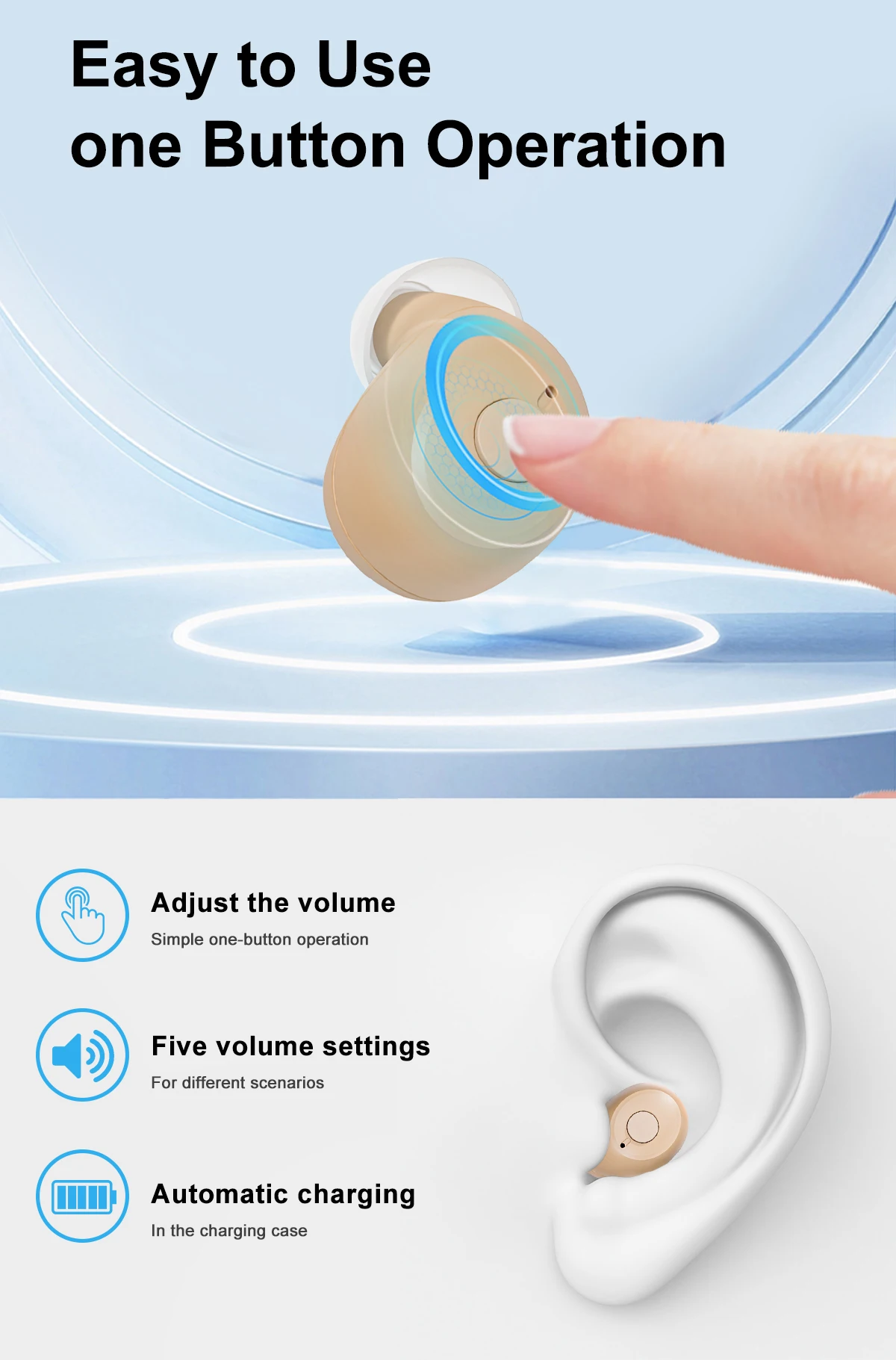 Rechargeable Bluetooth Hearing Aids With 16 Channels App Control_voghion.com