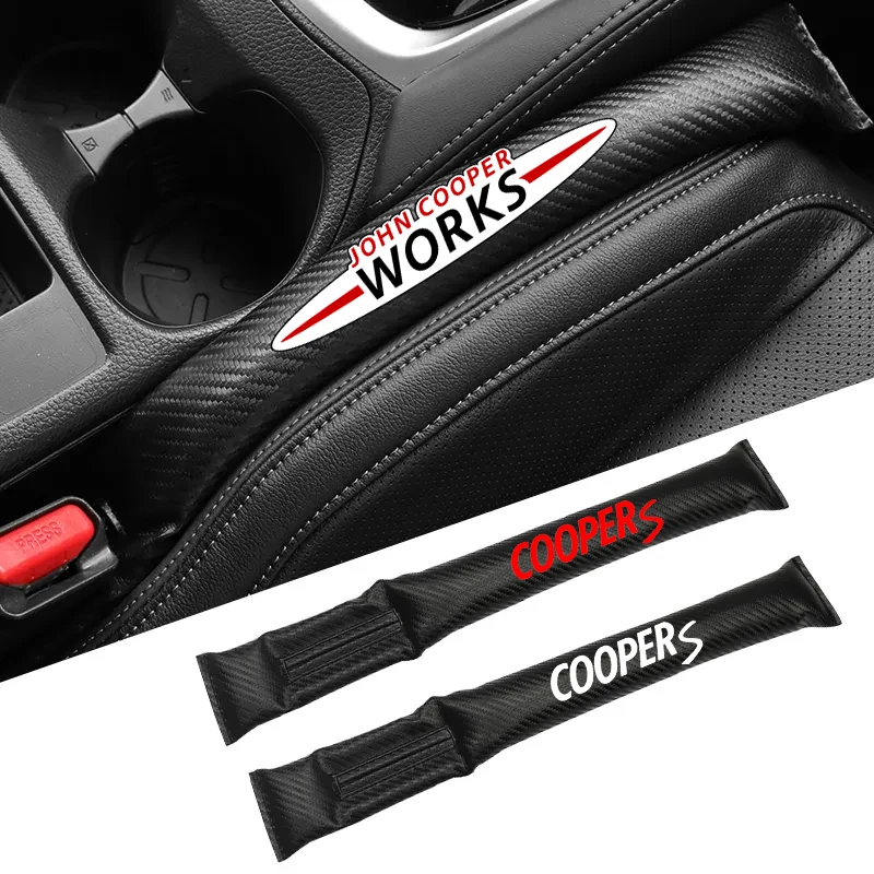 

Carbon Fiber Car Interior Seat Gap Plug Filler Pad For MINI Cooper JCW WORKS R55 R56 F55 F56 R57 R58 R59 R60 R50 Accessories