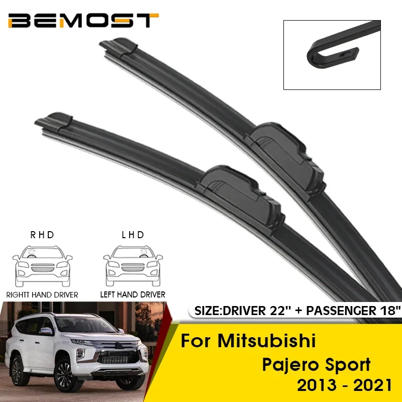 

Car Wiper Blades For Mitsubishi Pajero Sport 2013-2021 Windshield Windscreen Front Window Blades 22"+18" Car Accessories